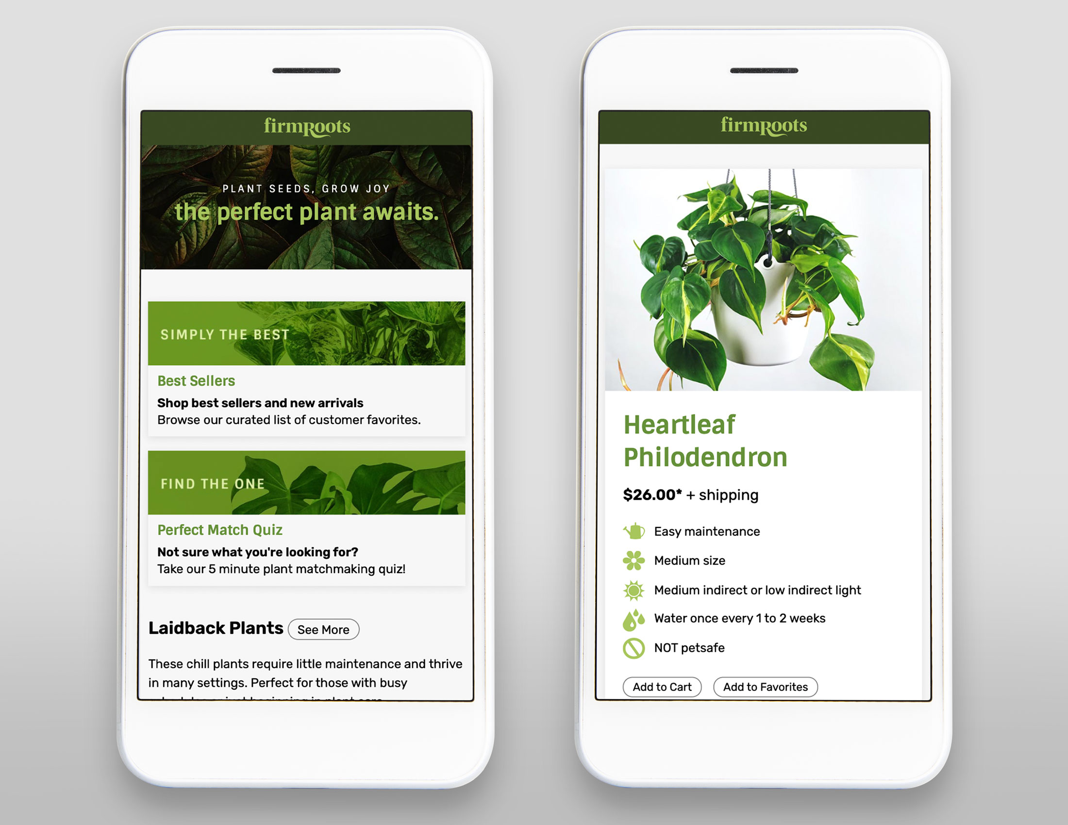 firmRoots Mobile Mockup
